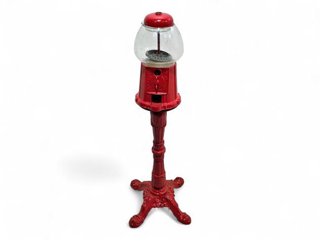 Classic Red Gumball Machine