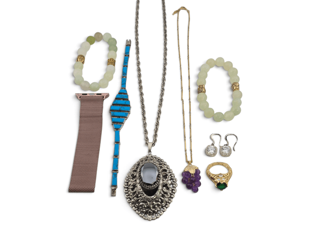 Necklaces, Drop Earrings, Cocktail Ring & Bracelets