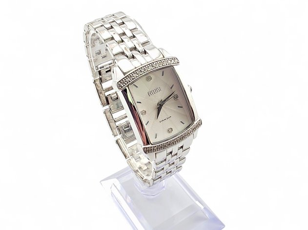 Sterling Silver Ecclissi Watch w/ Diamond Accents