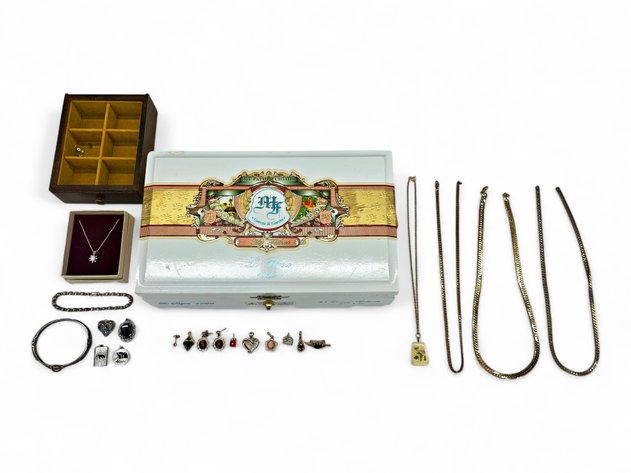 Sterling Silver & Costume Jewelry & Jewelry Boxes