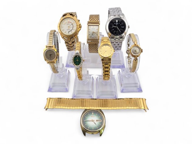 Men's & Women's Analog Wristwatches - Gruen, Seiko, Waltham, Timex & Citizen