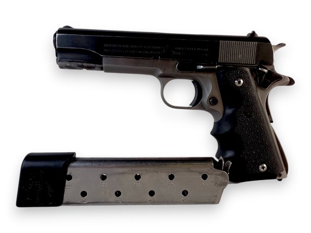 Colt M1911 Slide / 1970s Vega Sacramento Stainless Frame .45 ACP Custom Semi-Automatic Pistol