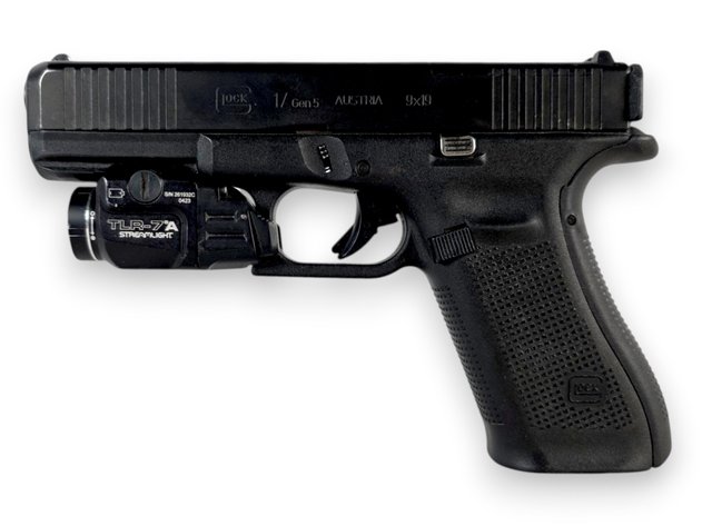 Glock 17 Gen5 9mm Striker-Fired Semi-Automatic Pistol with Streamlight TLR-7A