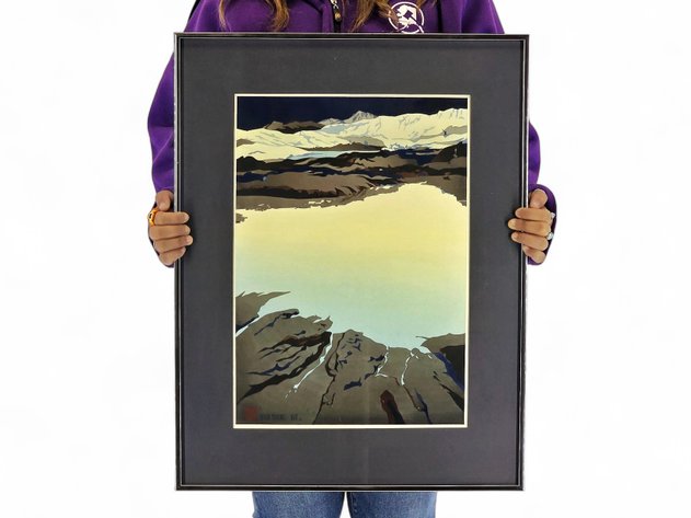 Byron Birdsall “Matanuska Isawa” Watercolor Painting, 1977