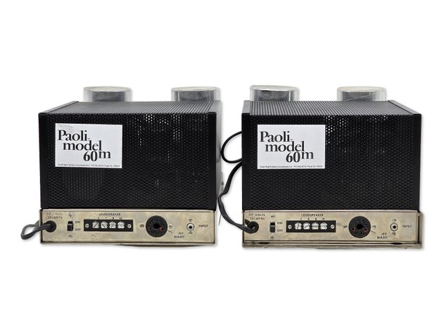 Paoli Model 60M Tube Monoblock Amplifier Pair, Circa 1970s