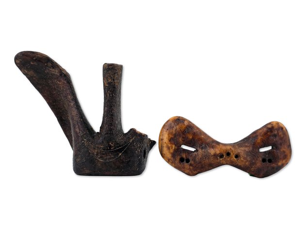 Pre-Contact Thule Eskimo Harpoon Counterbalance & Fitting Artifacts