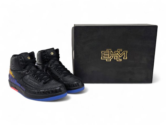 Air Jordan 2 Retro 'Black History Month' Shoes - Size 10.5