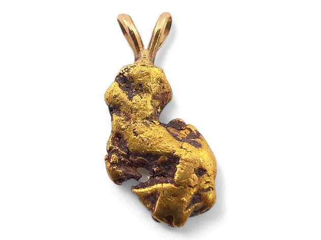 Natural Gold Nugget Pendant