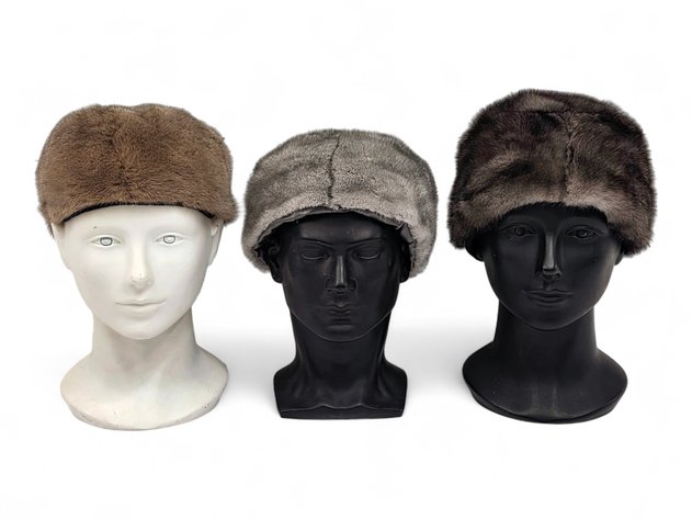 Mink Fur Cossack-Style Hats