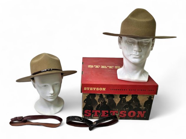 Stetson NPS Ranger Hat & Biltmore RCMP Hat - Size 7 ¼