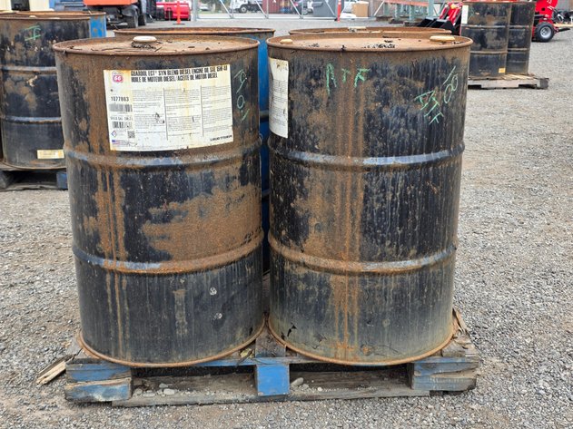 55-Gallon Fluid Drums - Phillips 66 Guardol Diesel Engine Oil & Chevron Delo 400 SP