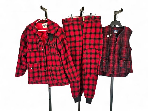 Vintage Woolrich Vest, Hunting Jacket & Pants