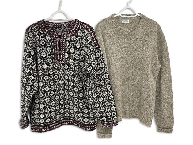 Women's Nordic Patterned Sweater & Lahmar Beige Crewneck Knitwear