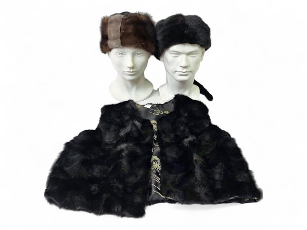 Mink Fur Hats & Vest