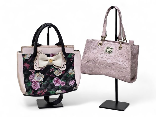 Betsey Johnson Handbags in Black & Pink