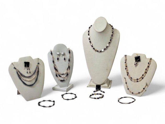 Pearl Necklace Sets & Bracelets