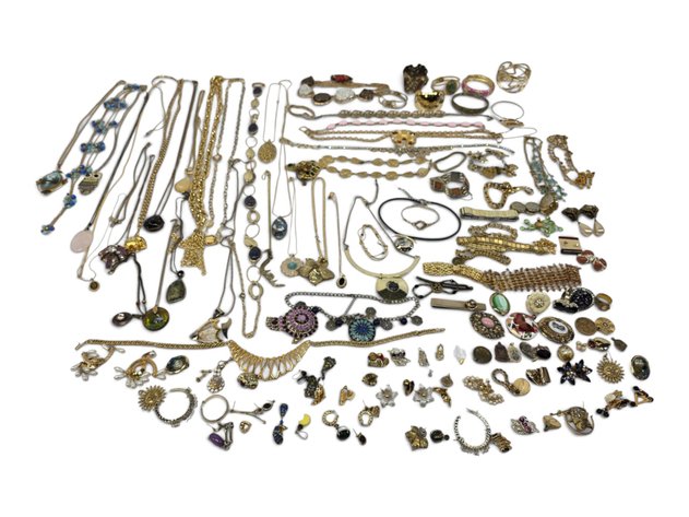 Owl & M.L.H. Landscape Pendant Necklaces, Gold-Tone Cuff Bracelets & More