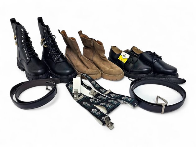 Chunky Boots, Oxford Shoes, Suspenders & Belts