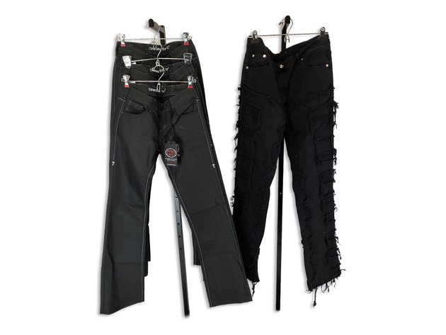 Women's Cowgirl Tuff Co. & Stitched Distressed Pants - Sizes 25x35, 28x35 & W38