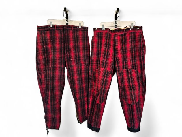 Woolrich Plaid Wool Pants
