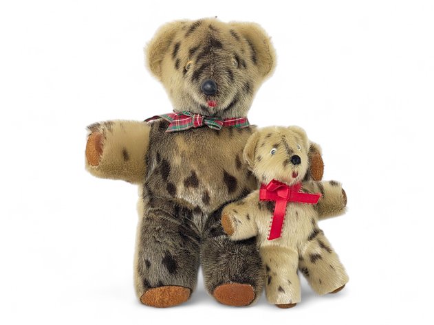 Handcrafted Alaska Spotted Seal Fur Teddy Bears