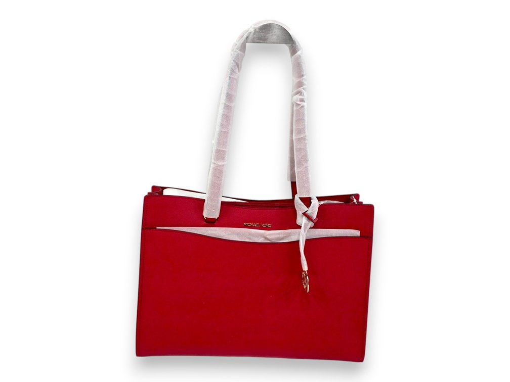 Michael Kors Jet Set Travel Large Tote Bag in 'Bright Red'