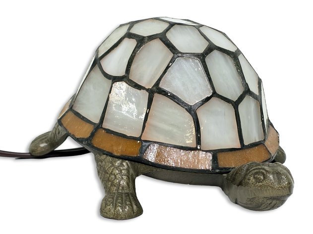 Tiffany-Style Turtle Accent Lamp