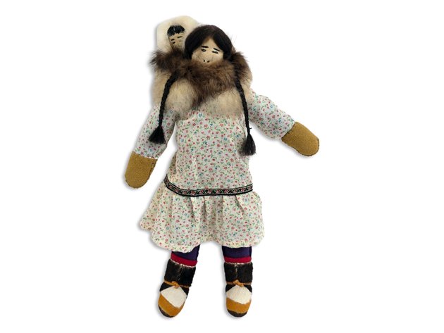 Alaska Native Mother & Child Amaut Doll