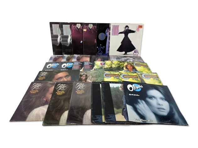 30x Vinyl Records - Stevie Nicks & Olivia Newton John