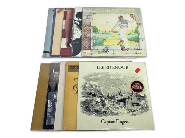 10x Vinyl Records - James Taylor, Cat Stevens, Bruce Springsteen, Fleetwood Mac & More