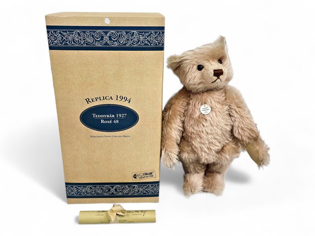 Steiff Teddybär 1927 Rosé 48 Replica 1994, c.1994