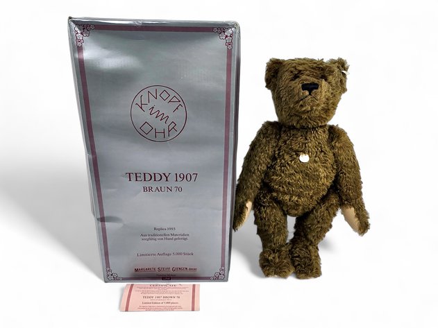 Steiff Teddy 1907 Braun 70 406010, c.1993