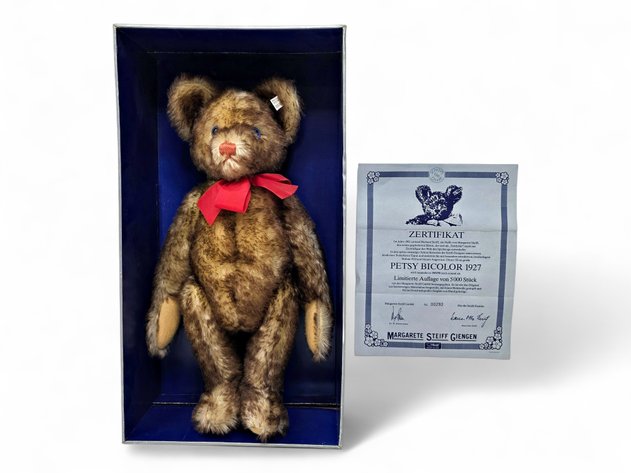 Steiff Petsy Bicolor 1927 0180/50, c.1989