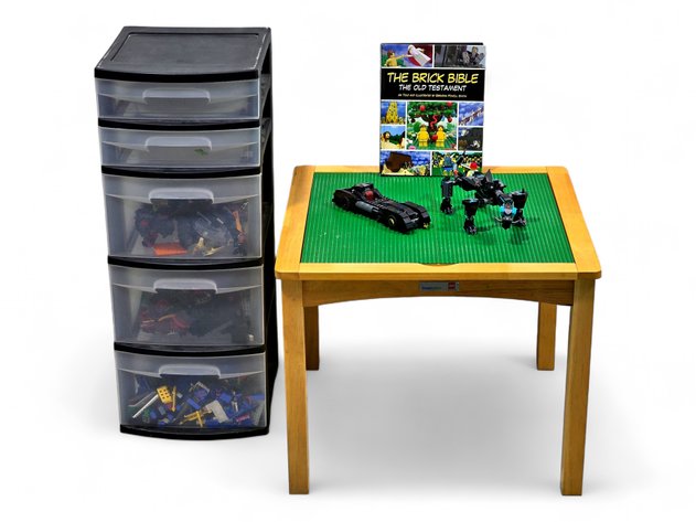 LEGO Imaginarium Activity Table, Book, Bricks & Builds