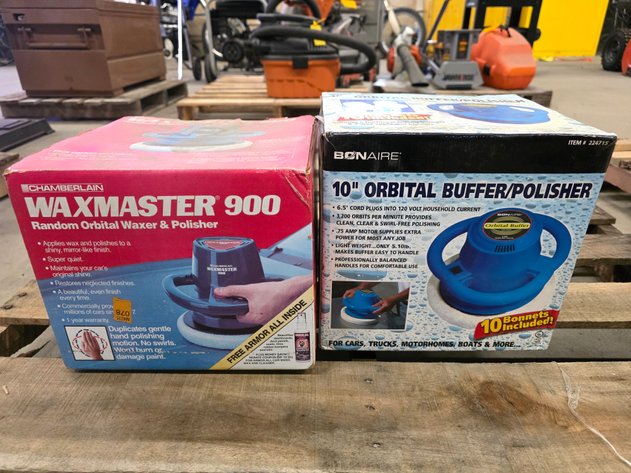 Chamberlain Waxmaster 900 Random Orbital Waxer/Polisher & Bonaire 10
