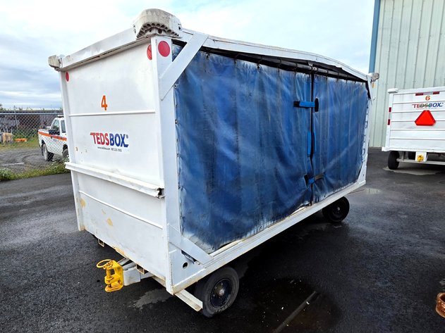 TEDSBOX Enclosed Airport Baggage Cart