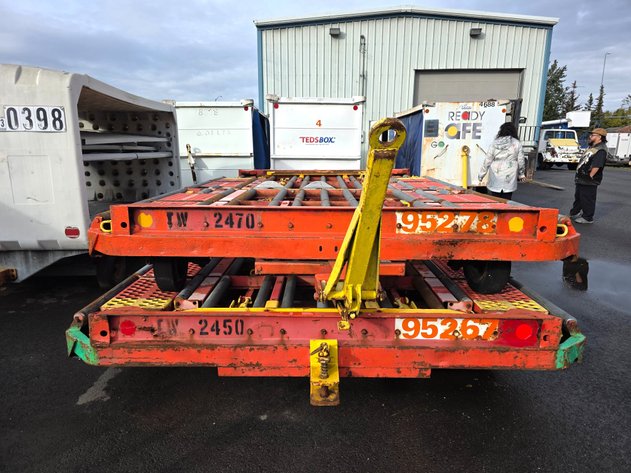 2x Aircraft ULD Cargo Dollies