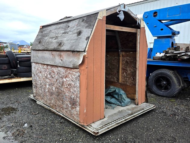 Wood-Framed Commercial Storage Shed