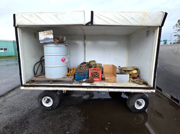 TEDSBOX Enclosed Cargo Cart & Rigging Supplies