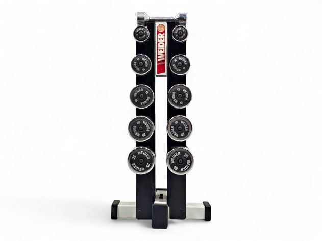 Weider Pro Dumbbell Tower w/ 5x Pairs of Weights