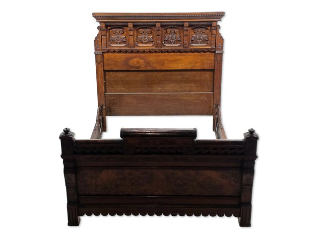 Ornate Wood Bed Frame