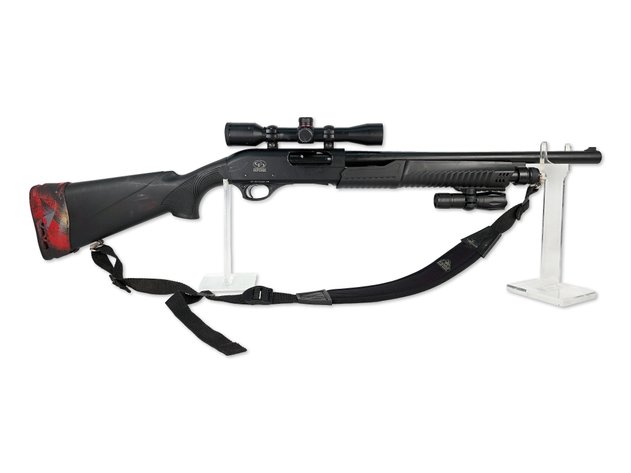 CD Defense 301 12 GA Pump-Action Shotgun with Simmons Scope and Accessory Light