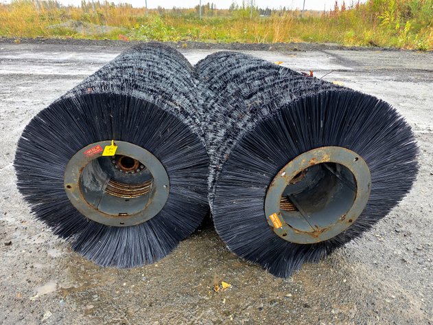 Two Cylindrical Sweeper Brush Assemblies