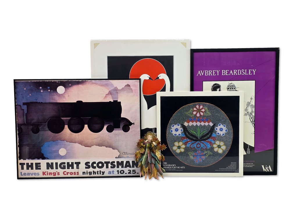 Alaska Arts, Beardsley, Keith Appel & "The Night Scotsman" Posters