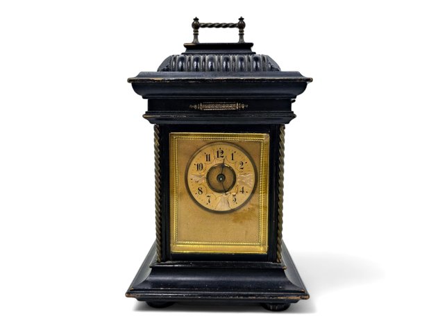 Symphonion Musical Mantel Clock with Washington Post Disc