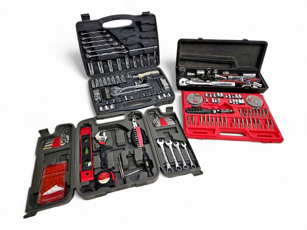 Alltrade & Ohio Forge Hand Tools, Sockets & Bits in Four Cases