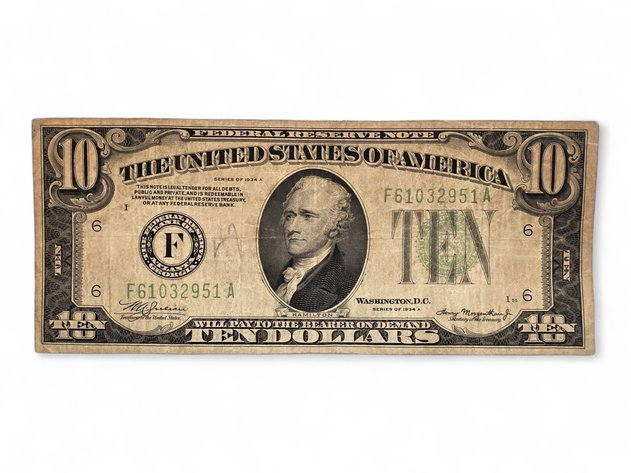 1934-A $10 Atlanta Federal Reserve Note
