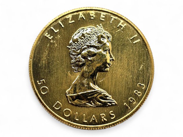 1983 $50 1 ozt Canadian Gold Maple Leaf Coin