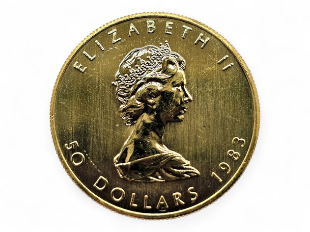 1983 $50 1 ozt Canadian Gold Maple Leaf Coin