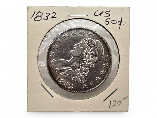 1832 Capped Bust Silver Half Dollar